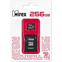 Карта памяти Mirex microSDXC 13613-AD3UH256 256GB (с адаптером)