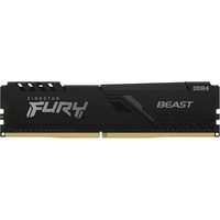 Оперативная память Kingston FURY Beast 16GB DDR4 PC4-29800 KF437C19BB1/16