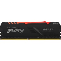 Оперативная память Kingston FURY Beast RGB 2x8GB DDR4 PC4-24000 KF430C15BBAK2/16