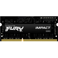 Оперативная память Kingston FURY Impact 2x4GB DDR3 SODIMM PC3-12800 KF316LS9IBK2/8