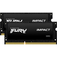 Оперативная память Kingston FURY Impact 2x8GB DDR3 SODIMM PC3-12800 KF316LS9IBK2/16