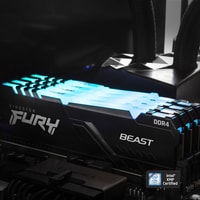 Оперативная память Kingston FURY Beast RGB 8GB DDR4 PC4-25600 KF432C16BBA/8