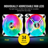 Вентилятор для корпуса Corsair iCUE QL140 RGB White Dual Pack CO-9050106-WW