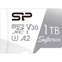Карта памяти Silicon-Power Superior microSDXC SP001TBSTXDA2V20SP 1TB (с адаптером)