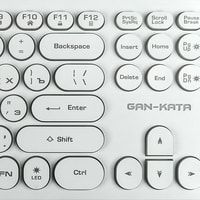 Клавиатура Dialog Gan-Kata KGK-16U (белый)