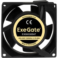 Вентилятор для корпуса ExeGate EX08038BAT EX289000RUS