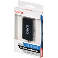 USB-хаб Buro BU-HUB4-U2.0-Slim