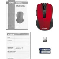 Мышь SVEN RX-350W (красный)