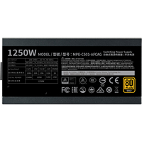 Блок питания Cooler Master MWE Gold 1250 V2 Full Modular MPE-C501-AFCAG-EU
