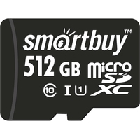 Карта памяти Smart Buy microSDXC SB512GBSDCL10-01 512GB (с адаптером) Карта памяти Smart Buy microSDXC SB512GBSDCL10-01 512GB (с адаптером)