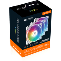 Набор вентиляторов ID-Cooling ZF-12025-ARGB-TRIO-SNOW