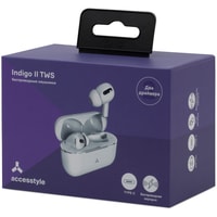 Наушники AccesStyle Indigo II TWS (белый)