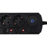 Сетевой фильтр IPPON BK-252-SW (черный)