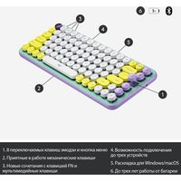 Клавиатура Logitech Pop Keys Daydream