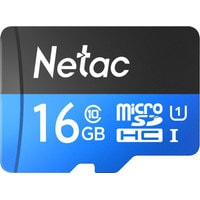 Карта памяти Netac P500 Standard 16GB NT02P500STN-016G-R (с адаптером)