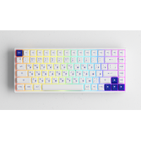 Клавиатура Akko 3084B Plus White &amp; Blue (Akko CS Jelly Pink)
