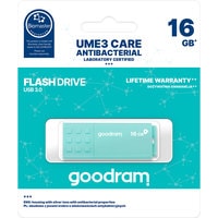 USB Flash GOODRAM UME3 Care 16GB (бирюзовый)