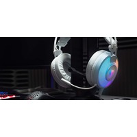 Наушники Genesis Neon 600 RGB (белый)