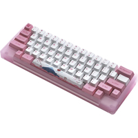 Клавиатура Akko ACR 59 Acrylic Tokyo (Akko CS Jelly Pink)