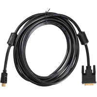 Кабель Buro HDMI-19M-DVI-D-5M