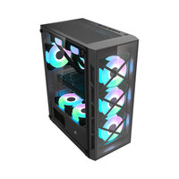 Корпус 1stPlayer Firebase XP-G XP-G-BK-4F1 (черный)