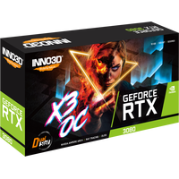 Видеокарта Inno3D GeForce RTX 3080 X3 OC LHR N30803-106XX-1810VA44H
