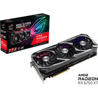 Видеокарта ASUS ROG Strix Radeon RX 6750 XT OC Edition 12GB GDDR6