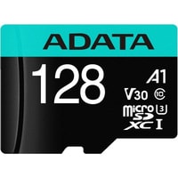 Карта памяти A-Data Premier Pro AUSDX128GUI3V30SA2-RA1 microSDXC 128GB (с адаптером)