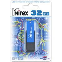 USB Flash Mirex Color Blade City 32GB (синий) [13600-FMUCIB32]