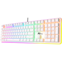 Клавиатура Royal Kludge RK918 RGB (белый, RK Brown)