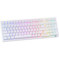 Клавиатура Royal Kludge RK98 RGB (белый, RK Red)