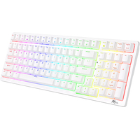 Клавиатура Royal Kludge RK98 RGB (белый, RK Red)