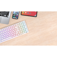 Клавиатура Royal Kludge RK98 RGB (белый, RK Red)