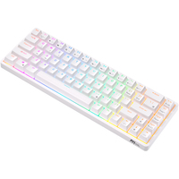 Клавиатура Royal Kludge RKG68 RGB (белый, RK Red)