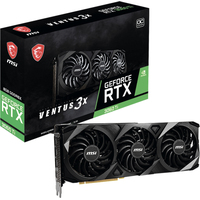 Видеокарта MSI GeForce RTX 3060 Ti Ventus 3X 8GD6X OC