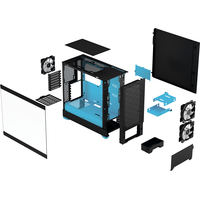 Корпус Fractal Design Pop Air RGB Cyan Core TG Clear Tint FD-C-POR1A-02