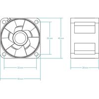 Вентилятор для корпуса Arctic S4028-6K ACFAN00185A