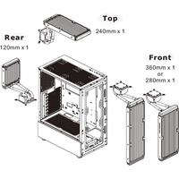 Корпус Thermaltake View 200 TG ARGB CA-1X3-00M1WN-00