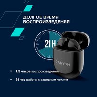 Наушники Canyon TWS-6 (бежевый)