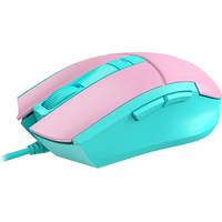 Игровая мышь A4Tech Bloody L65 Max (розовый/голубой)