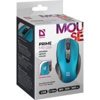 Мышь Defender Prime MB-053 (бирюзовый)