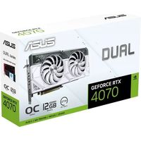 Видеокарта ASUS Dual GeForce RTX 4070 White OC Edition 12GB GDDR6X DUAL-RTX4070-O12G-WHITE