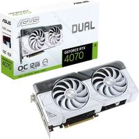 Видеокарта ASUS Dual GeForce RTX 4070 White OC Edition 12GB GDDR6X DUAL-RTX4070-O12G-WHITE