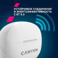 Наушники Canyon TWS-8 (белый)