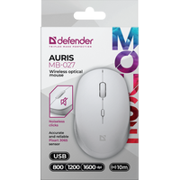 Мышь Defender Auris MB-027 (белый)