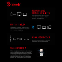 Наушники A4Tech Bloody MR710 (белый)