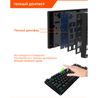 Клавиатура Royal Kludge RK100 RGB (черный, RK Brown)