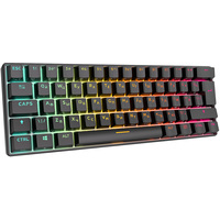 Клавиатура Royal Kludge RK61 New RGB (черный, RK Red)