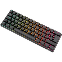 Клавиатура Royal Kludge RK61 New RGB (черный, RK Red)