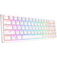 Клавиатура Royal Kludge RKG68 RGB (белый, Gateron Yellow)